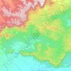 Mapa topográfico Achanakmar WLS/Tiger Reserve, altitud, relieve