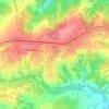 Mapa topográfico Голуха, altitud, relieve