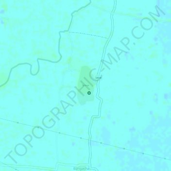 Mapa topográfico Telmar, altitud, relieve