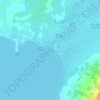 Mapa topográfico Ometepe Island, altitud, relieve