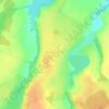 Mapa topográfico Мартанская, altitud, relieve