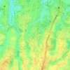 Mapa topográfico Alun-alun Sukamaju, altitud, relieve