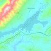 Mapa topográfico Lago Calima, altitud, relieve