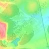 Mapa topográfico Водино, altitud, relieve