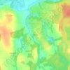 Mapa topográfico Бабаево, altitud, relieve