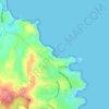Mapa topográfico Circuit, altitud, relieve