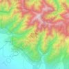 Mapa topográfico Mehao WLS, altitud, relieve