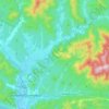 Mapa topográfico Вулан, altitud, relieve