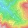 Mapa topográfico Mezzomonte di Sotto, altitud, relieve