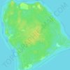 Mapa topográfico Georgina Island, altitud, relieve