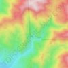 Mapa topográfico Black Star Canyon, altitud, relieve