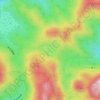 Mapa topográfico イワオヌプリ大沼, altitud, relieve