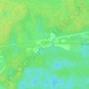 Mapa topográfico Курганово, altitud, relieve