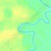 Mapa topográfico Баландина, altitud, relieve