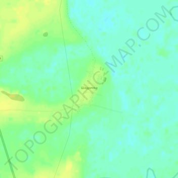 Mapa topográfico Шадринка, altitud, relieve