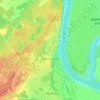 Mapa topográfico Кафтанчиково, altitud, relieve