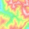 Mapa topográfico Salmon River, altitud, relieve