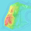 Mapa topográfico South Manitou Island, altitud, relieve