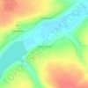 Mapa topográfico Красный Пахарь, altitud, relieve