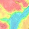 Mapa topográfico St. Croix River Boom Site Landing, altitud, relieve
