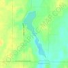 Mapa topográfico Narrow Lake, altitud, relieve