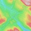 Mapa topográfico Lac Tout Nu, altitud, relieve