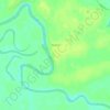 Mapa topográfico Бурдина, altitud, relieve