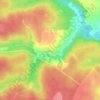 Mapa topográfico Ляпино, altitud, relieve