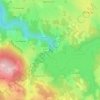 Mapa topográfico Barrage de Lavalette, altitud, relieve