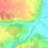Mapa topográfico Зиновьево, altitud, relieve