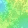 Mapa topográfico Moodie Lake, altitud, relieve