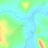 Mapa topográfico Нигаматово, altitud, relieve