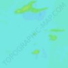 Mapa topográfico Slate Islands, altitud, relieve