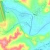 Mapa topográfico Canyon Lake Spillway Gorge, altitud, relieve