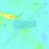 Mapa topográfico Green Prairie Fish Lake, altitud, relieve