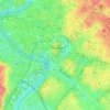 Mapa topográfico Roca Tarpeya, altitud, relieve