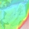 Mapa topográfico Mare à Poule d'Eau, altitud, relieve