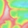 Mapa topográfico Blea Water, altitud, relieve