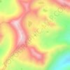Mapa topográfico Smoky Lake, altitud, relieve