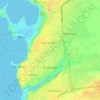 Mapa topográfico Punto Fijo, altitud, relieve