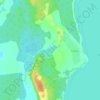 Mapa topográfico Святое озеро, altitud, relieve