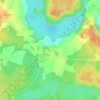 Mapa topográfico Гагрино, altitud, relieve
