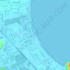 Mapa topográfico Praça da Baleia, altitud, relieve