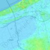 Mapa topográfico Westhoekduinen, duinen van Cabour, De Moeren en plateau van Izenberge, altitud, relieve