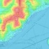 Mapa topográfico Fındıklı Parkı, altitud, relieve