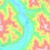 Mapa topográfico Zanskar, altitud, relieve