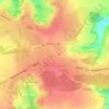 Mapa topográfico Бобровы Дворы, altitud, relieve
