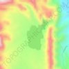 Mapa topográfico Laguna de Brealito, altitud, relieve