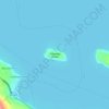 Mapa topográfico Diamond Island, altitud, relieve