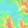 Mapa topográfico Lake Jackson, altitud, relieve